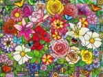 Bien Être & Puzzle - Fleurs En Vitrail