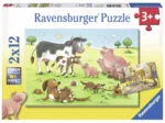 2 Puzzles - Familles d'Animaux de la ferme