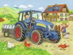 2 Puzzles - Tracteur à la Ferme