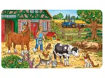 Puzzle cadre - 15 pièces : La vie à la ferme