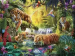 Tigres au Plan d'Eau