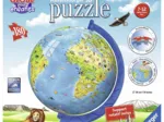 Puzzle Ball 3D - Mappemonde en Français