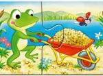 My First Puzzles - Animaux au Chantier (9x2 Pièces)