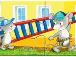 My First Puzzles - Animaux au Chantier (9x2 Pièces)
