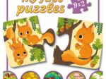 9 Puzzles - Les Animaux et leurs Bébés