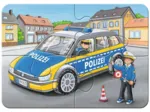 Puzzle Cadre - 4 Puzzles - Mes véhicules d'urgence