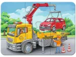 Puzzle Cadre - 4 Puzzles - Mes véhicules d'urgence