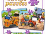 4 Puzzles - Mon premier puzzle - Animaux au Chantier