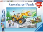 2 Puzzles - Tractopelle et Tracteur Forestier