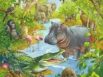3 Puzzles - Jungle Animals