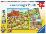 3 Puzzles - Vacances à la Campagne