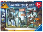 3 Puzzles 49 Pièces - T-Rex Jurassic World 3