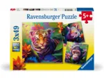 3 Puzzles - Bébés de la Jungle