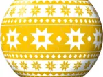 3D Puzzle-Ball - Winter Yellow