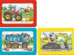3 Puzzles - My First Puzzle - Tracteur, Pelleteuse, Camion Benne
