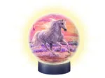 Puzzle 3D - Puzzle Ball 3D avec LED - Cheval sur la Plage