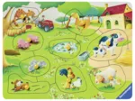 Puzzle en Bois - Animaux de la Ferme