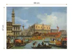 Le Retour du Bucentaure sur la Jetée du Palazzo Ducale
