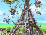 Cartoon Collection - Construction de la Tour Eiffel