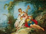 Jean-Honoré Fragonard: Happy Lovers