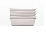 5 Boîtes de Tri Blanches - 17.8 cm x 13.3 cm