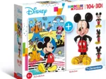 Mickey Mouse (Puzzle + Modèle 3D)