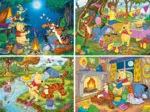 4 Puzzles - Winnie L'Ourson (2x20, 2x60 Pièces)