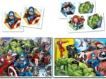 Superkit 4 en 1 - The Avengers (2 Puzzles + Memory + Domino)