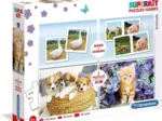 Superkit 4 en 1 - Animals (2 Puzzles + Memory + Domino)