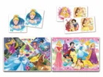 Superkit Disney Princess - 2x30 Pièces + Memo + Domino