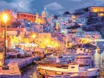 L'Île de Procida de Nuit. Italie