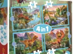 4 Puzzles - Dinosaures Uniques