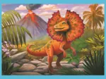4 Puzzles - Dinosaures Uniques