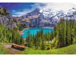Lac d'Oeschinen, Alpes, Suisse
