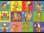 4 Puzzles - Garfield N'Aime Pas Les Lundis -