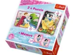 2 Puzzles + Memo - Disney Princess