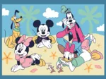 4 Puzzles - Événements Amusants De Mickey Mouse