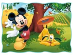 4 Puzzles - Mickey Mouse & Friends