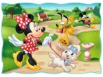 4 Puzzles - Mickey Mouse & Friends