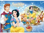 2 Puzzles Lumi Color - Disney Princesses : Blanche Neige et Ariel