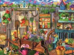2 Puzzles - Travailler Dans Le Jardin