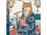 Pets as Art - La Méditation des Nouilles du Shiba