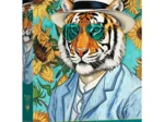 Pets as Art - Monsieur Tigre et Les Tournesols