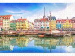 Puzzle en Plastique - Old Nyhavn Port in Copenhagen