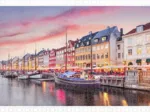 Puzzle en Plastique - Nyhavn Canal in Copenhagen, Denmark