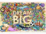 Puzzle en Plastique - Dream Big
