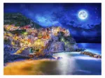Puzzle en Plastique - Starry Night of Cinque Terre, Italy