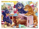 Puzzle en Plastique - Puppies in the Studio