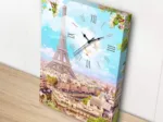 Toile avec Horloge - Printemps à Paris