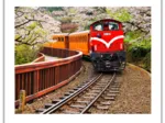 Puzzle en Plastique - Forest Train in Alishan National Park, Taiwan